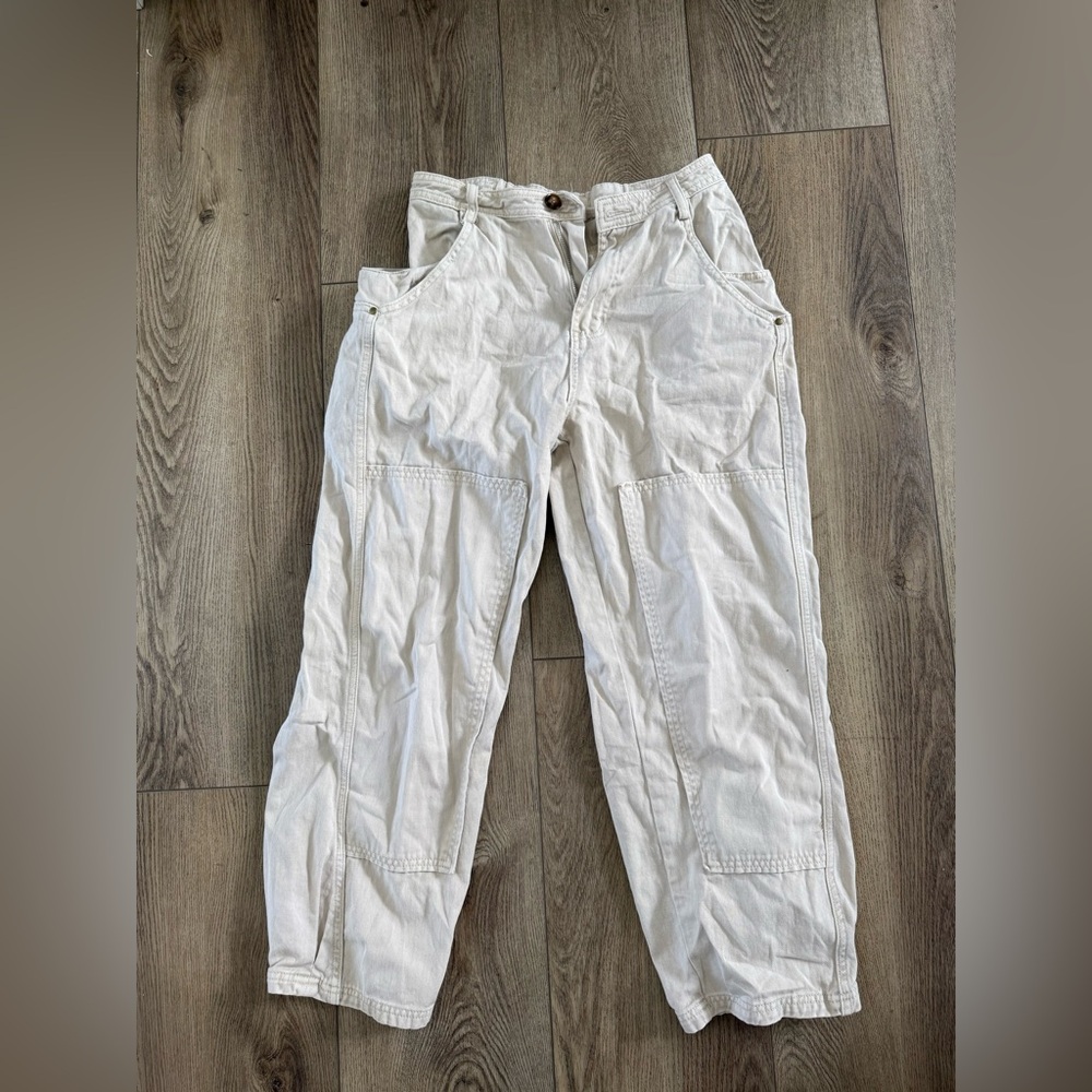 Shop Stevie Cream Cargo Pants